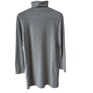 Zara Women's Gray Turtleneck Knit Fabric Sweater Dress Size M US
